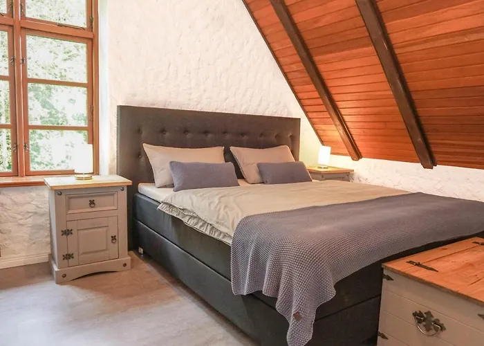 Ruhe Unter Reet-haus Mit Sauna, Whirlpool Und Kamin Hébergement de vacances *